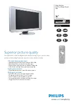 Preview for 1 page of Philips 26PF9946 Brochure