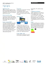 Preview for 2 page of Philips 26PFL3207H Specifications