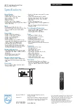 Preview for 3 page of Philips 26PFL3207H Specifications