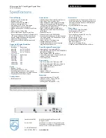 Preview for 3 page of Philips 26PFL3312 Specifications