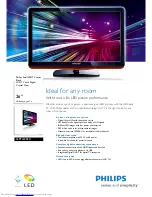 Philips 26PFL3405H Brochure preview