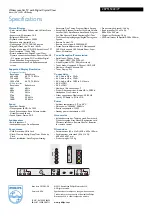 Preview for 3 page of Philips 26PFL5322 Specifications