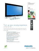 Philips 26PFL5322D Specifications preview