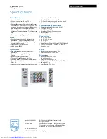 Preview for 3 page of Philips 26PW9100D - Hook Up Guide Specification Sheet