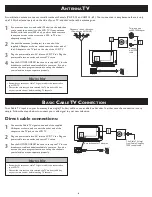 Preview for 4 page of Philips 26TA1000/93 Quick Use And Hookup Manual