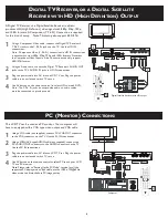 Preview for 8 page of Philips 26TA1000/93 Quick Use And Hookup Manual