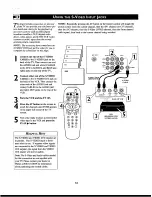 Предварительный просмотр 10 страницы Philips 27-COLOR TV FAUX FLAT BLACK CAB. 27PT541S Directions For Use Manual