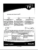 Preview for 1 page of Philips 27-COLOR TV W-STEREO-REMOTE CONTROL 29LL600 (Spanish) Instrucciones De Uso