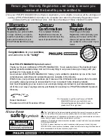 Preview for 2 page of Philips 27 IN COLOR TV TS2779C Instructions For Use Manual