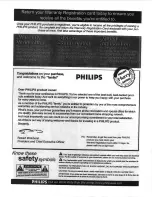 Preview for 3 page of Philips 27 IN REAL FLAT TV 27PT91S Instructions For Use Manual