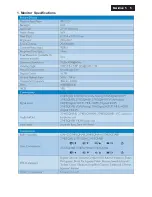 Предварительный просмотр 5 страницы Philips 274E5QDAB/00(AD) Service Manual