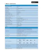 Предварительный просмотр 5 страницы Philips 274G5DHSD/00 Service Manual