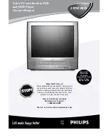 Предварительный просмотр 1 страницы Philips 27DVCR55S Owner'S Manual