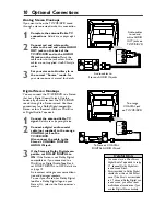 Предварительный просмотр 10 страницы Philips 27DVCR55S Owner'S Manual