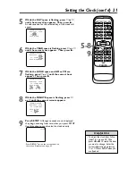 Предварительный просмотр 21 страницы Philips 27DVCR55S Owner'S Manual