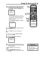 Предварительный просмотр 23 страницы Philips 27DVCR55S Owner'S Manual