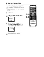 Предварительный просмотр 24 страницы Philips 27DVCR55S Owner'S Manual