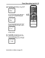 Предварительный просмотр 29 страницы Philips 27DVCR55S Owner'S Manual