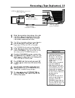 Предварительный просмотр 33 страницы Philips 27DVCR55S Owner'S Manual