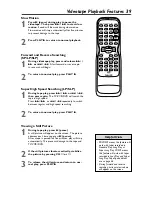 Предварительный просмотр 39 страницы Philips 27DVCR55S Owner'S Manual