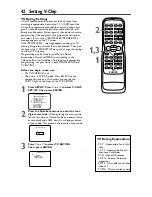 Предварительный просмотр 42 страницы Philips 27DVCR55S Owner'S Manual