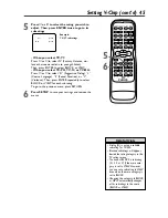 Предварительный просмотр 45 страницы Philips 27DVCR55S Owner'S Manual