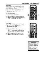 Предварительный просмотр 51 страницы Philips 27DVCR55S Owner'S Manual