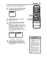 Предварительный просмотр 57 страницы Philips 27DVCR55S Owner'S Manual