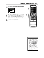 Предварительный просмотр 61 страницы Philips 27DVCR55S Owner'S Manual