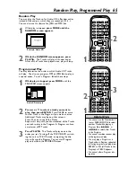 Предварительный просмотр 65 страницы Philips 27DVCR55S Owner'S Manual