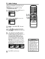 Предварительный просмотр 72 страницы Philips 27DVCR55S Owner'S Manual