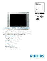 Preview for 1 page of Philips 27HT7210D Specifications