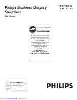 Philips 27HT7210D User Manual предпросмотр