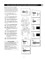 Preview for 33 page of Philips 27PT320 Directions For Use Manual