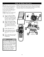 Предварительный просмотр 10 страницы Philips 27PT543F Directions For Use Manual