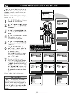 Preview for 22 page of Philips 27PT543S Directions For Use Manual