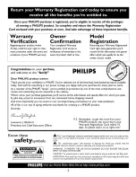 Preview for 2 page of Philips 27PT643R Directions For Use Manual