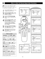 Preview for 10 page of Philips 27PT643R Directions For Use Manual