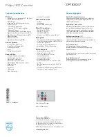 Preview for 2 page of Philips 27PT8302 Specifications