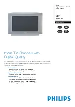 Preview for 1 page of Philips 28DW6658 Technical Specifications