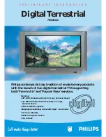 Preview for 1 page of Philips 28DW6734 Technical Specifications