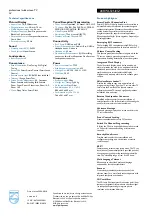 Preview for 2 page of Philips 28HW6505 Specification Sheet