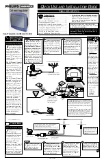 Предварительный просмотр 1 страницы Philips 28I-27V-STEREO LARGE MX2791C - Use And Installation Manual