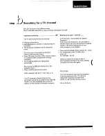 Preview for 9 page of Philips 28ML8765-10B User Manual