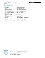 Preview for 3 page of Philips 28PD6932 Specifications