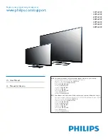 Preview for 1 page of Philips 28PFL4509 User Manual