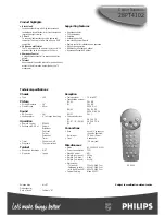 Preview for 2 page of Philips 28PT4102 Specification Sheet