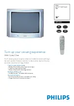 Предварительный просмотр 1 страницы Philips 28PT4458 Specifications