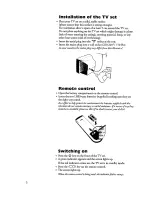 Предварительный просмотр 4 страницы Philips 28PT4501 Owner'S Manual