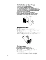 Preview for 4 page of Philips 28PT4521 Owner'S Manual